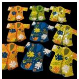 Dennis East 9 Pc Ceramic Shirt Plates