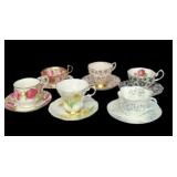 (6) Bone China Cups & Saucers