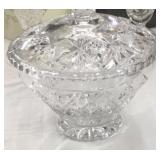 Glass Candy Dish With Lid