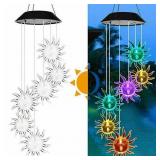 Sun Solar Powered Wind Chime