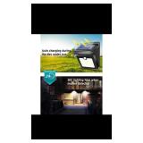 (2) Solar Powered LED Wall Light