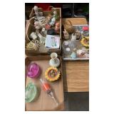 (3) Flat Boxes Figurines, Rabbit on Nest