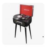 Magnavox Stereo Suitcase Turntable W