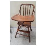 Spindle Back High Chair