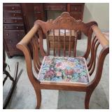 Antique Harp Chair