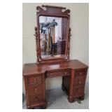 Vintage Mahogany Vanity & Chest