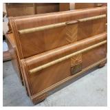 Full Size: Vintage 3 pc  Waterfall Bedroom Suit