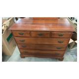 Solid Cherry Vintage Dresser Base