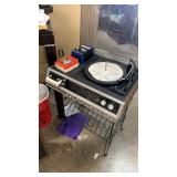 Vintage Turn Table 8 Track & Speakers