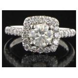 14kt Gold Round Brilliant 1.71 ct Diamond Ring
