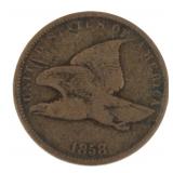 1858 Flying Eagle Copper Cent *Last Year