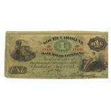 1873 South Carolina Railroad Large One Note