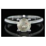 14kt Gold Brilliant 1.52 ct Diamond Solitaire Ring