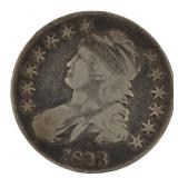 1823 Capped Bust Silver Half Dollar