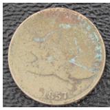 1857 Flying Eagle Copper Cent *1st Year