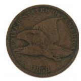 1858 Flying Eagle Copper Cent *Last Year