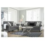 Ashley 78701 Charcoal 91" Sofa & Love Seat