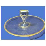 Gold Rim Tidbit Dish