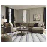 Ashley 91302 Abalone 3 pc Sectional Sofa w/Chaise