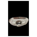 Silver Plated Oval Basket w