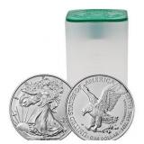 2021 US MInt Type 2 American Eagle Silver Dollar