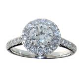14kt Gold 1.61ct Round Brilliant Diamond Ring