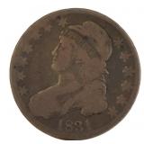 1831 Capped Bust Silver Half Dollar