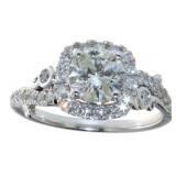 14kt Gold 1.48 ct  Round Brilliant Diamond Ring