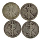 Mixed Date: Walking Liberty Silver Half Dollar
