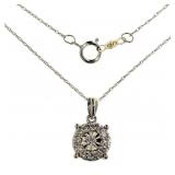 10kt Gold Brilliant 1/2 ct Diamond Necklace
