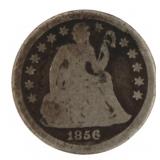 1856-O Seated Liberty Silver Dime
