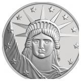 One Ounce: Silvertowne Lady Liberty Silver Round