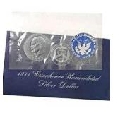 1971 Uncirculated Eisenhower Silver Dollar
