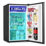 Galanz 3.3 CU FT Mini Refrigerator w/Freezer