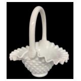 Fenton Hobnail Basket