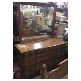 Estate Dresser With Mirror