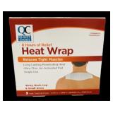 3 Boxes Heat Wraps (3) in Box