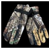 (1) Pair Camouflaged Lined Gloves