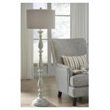 L235341 Ashley White Wash 62" Floor Lamp