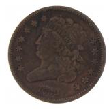 1832 Classic Liberty Head Copper Half Cent