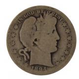 1894 New Orleans Barber Silver Half Dollar *KEY