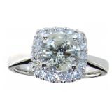 14kt Gold 2.71ct Round Brilliant Cut Diamond Ring