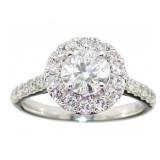 14kt Gold 1.63 ct Round Brilliant Diamond Ring