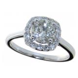 14kt Gold 1.32ct Round Brilliant Diamond Ring