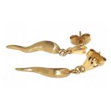 14kt Gold Dangle Earrings