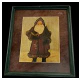 Framed Santa Print