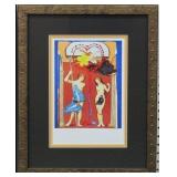 The Judgement Print Plate Signed By Salvador Dali