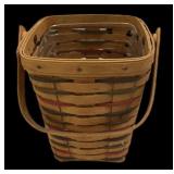 6.5 x 8.5 Longaberger Lined Handwoven Basket