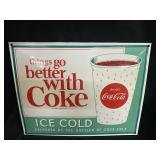 Coca-Cola " Things Go Better With Coke" Sign