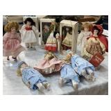Estate 14 Pc Doll Collection